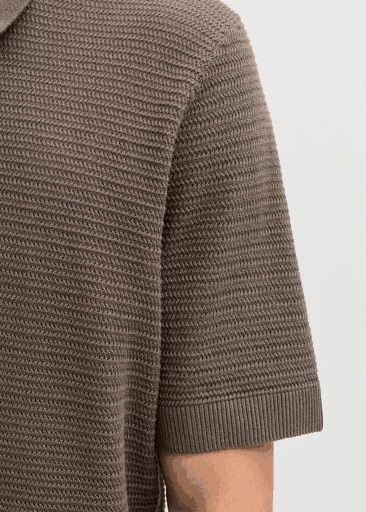 BLURILEY KNIT POLO SS