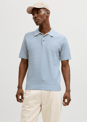 BLURILEY KNIT POLO SS