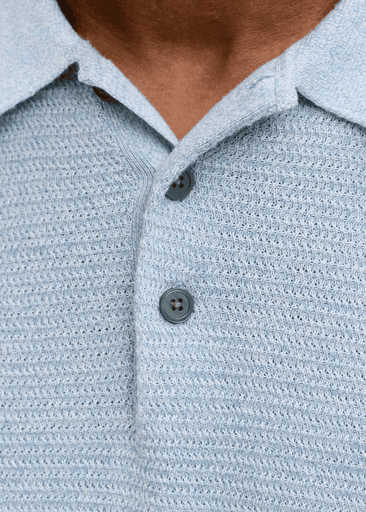 BLURILEY KNIT POLO SS