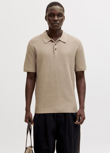BLURILEY KNIT POLO SS