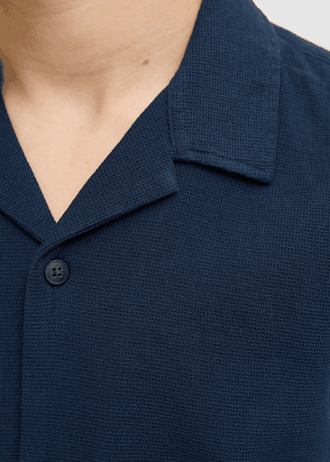 Global Waffle Resort Shirt Ss Jnr
