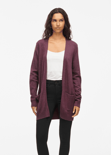 RIL OPEN L/S KNIT CARDIGAN