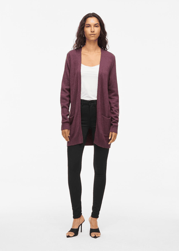 RIL OPEN L/S KNIT CARDIGAN