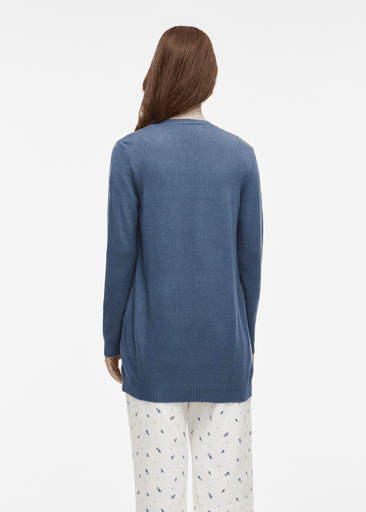 RIL OPEN L/S KNIT CARDIGAN