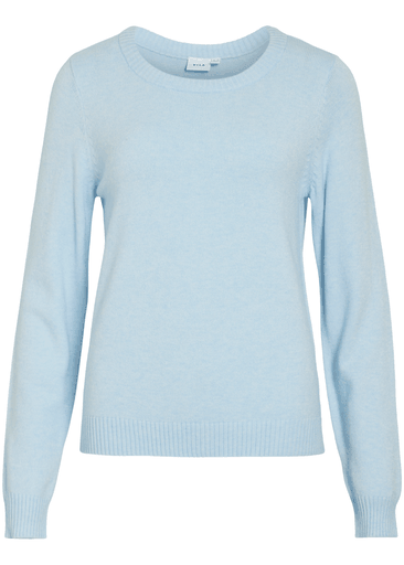 RIL O-NECK L/S KNIT TOP