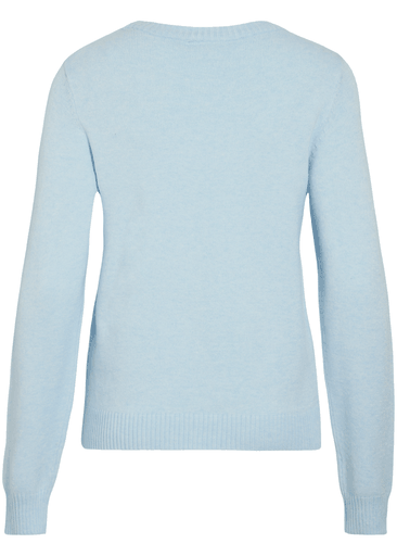 RIL O-NECK L/S KNIT TOP