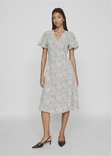 LOVIE S/S WRAP MIDI DRESS LOVIE S/S WRAP MIDI DRESS