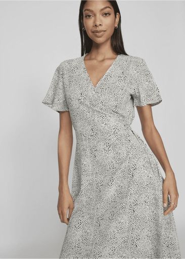 LOVIE S/S WRAP MIDI DRESS LOVIE S/S WRAP MIDI DRESS