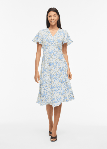 LOVIE S/S WRAP MIDI DRESS