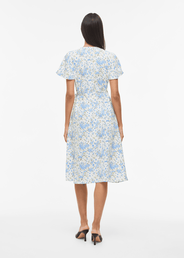 LOVIE S/S WRAP MIDI DRESS
