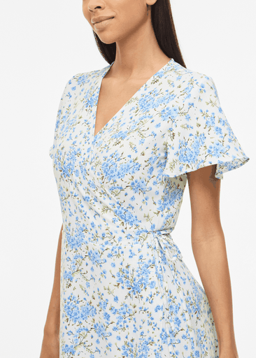LOVIE S/S WRAP MIDI DRESS