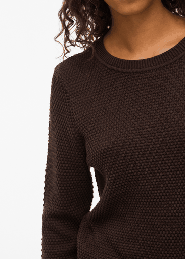 DALO O-NECK L/S KNIT TOP