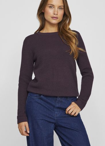 DALO O-NECK L/S KNIT TOP DALO O-NECK L/S KNIT TOP