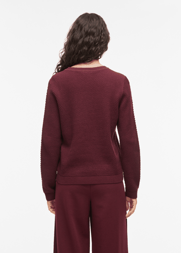 DALO O-NECK L/S KNIT TOP