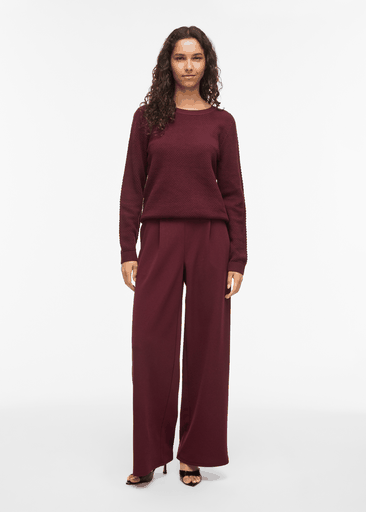 DALO O-NECK L/S KNIT TOP
