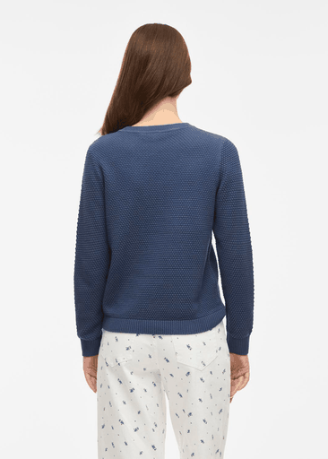 DALO O-NECK L/S KNIT TOP
