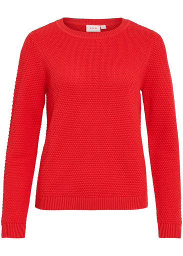 DALO O-NECK L/S KNIT TOP