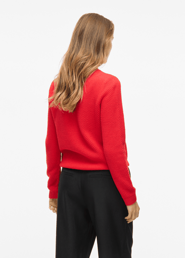 DALO O-NECK L/S KNIT TOP