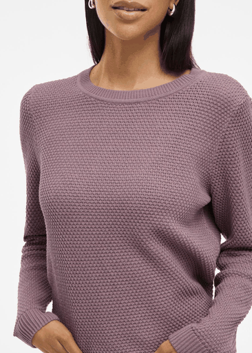 DALO O-NECK L/S KNIT TOP