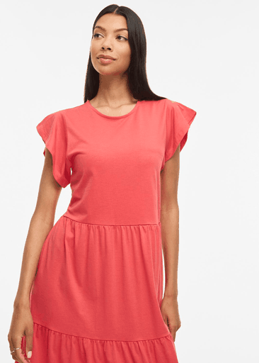 SUMMER S/S MIDI DRESS