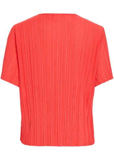 PLISA O-NECK S/S TOP
