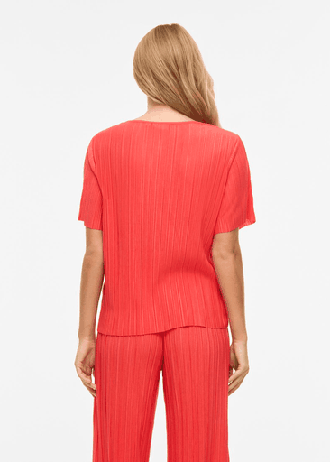 PLISA O-NECK S/S TOP