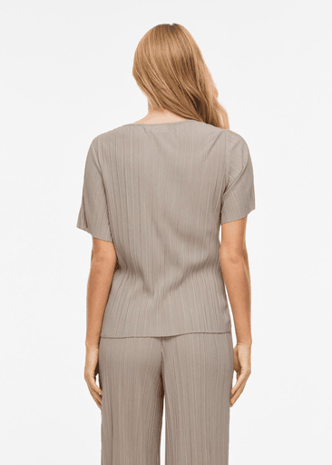PLISA O-NECK S/S TOP
