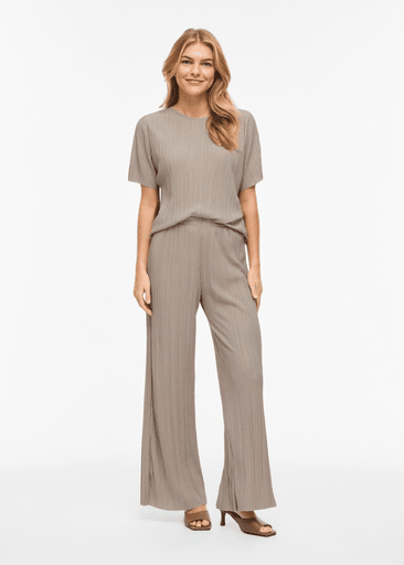 PLISA O-NECK S/S TOP