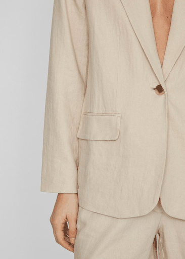 JOLANDA L/S LINEN BLEND BLAZER