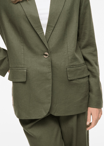 JOLANDA L/S LINEN BLEND BLAZER