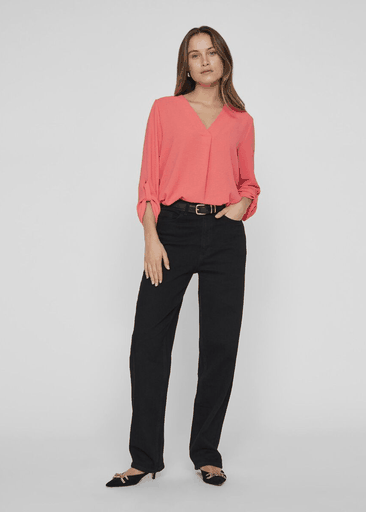 JOSA 3/4 V-NECK TOP JOSA 3/4 V-NECK TOP