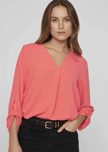 JOSA 3/4 V-NECK TOP JOSA 3/4 V-NECK TOP