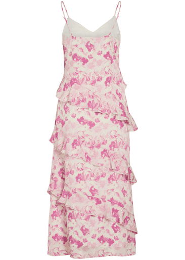 LINA V-NECK S/L ANKLE DRESS LINA V-NECK S/L ANKLE DRESS