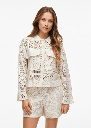 MERINDA CROCHET L/S CARDIGAN MERINDA CROCHET L/S CARDIGAN