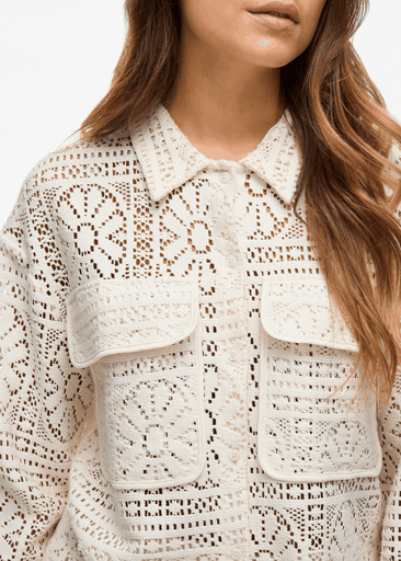 MERINDA CROCHET L/S CARDIGAN MERINDA CROCHET L/S CARDIGAN