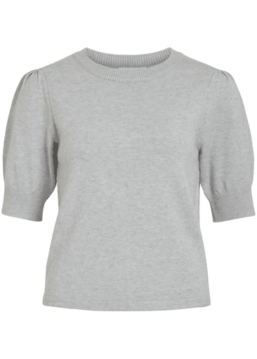 RIL 2/4 SLEEVE O-NECK KNIT TOP RIL 2/4 SLEEVE O-NECK KNIT TOP