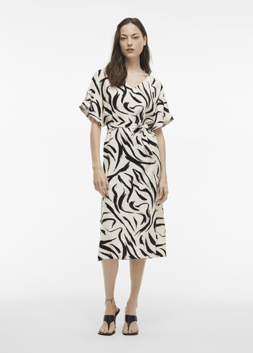 CLO V-NECK 2/4 MIDI DRESS CLO V-NECK 2/4 MIDI DRESS