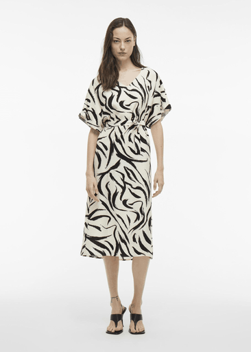 CLO V-NECK 2/4 MIDI DRESS CLO V-NECK 2/4 MIDI DRESS