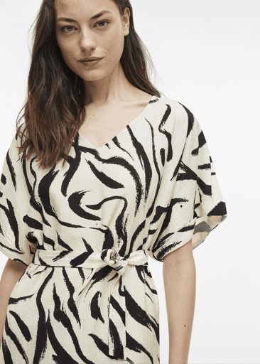 CLO V-NECK 2/4 MIDI DRESS CLO V-NECK 2/4 MIDI DRESS