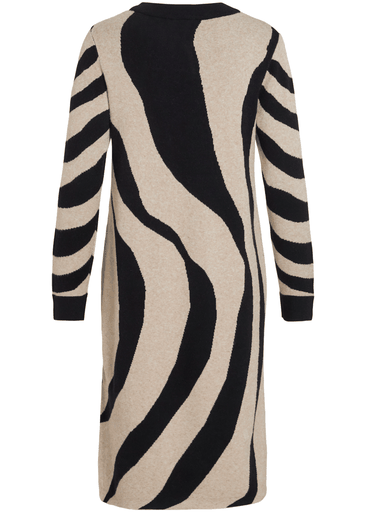 TIF CREWNECK KNIT MIDI DRESS