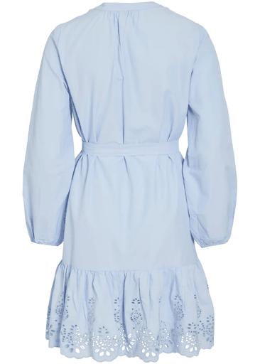 KELLI V-NECK L/S SHORT DRESS