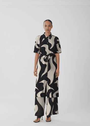 ZEYA ZERA 2/4 MIDI SHIRT DRESS ZEYA ZERA 2/4 MIDI SHIRT DRESS