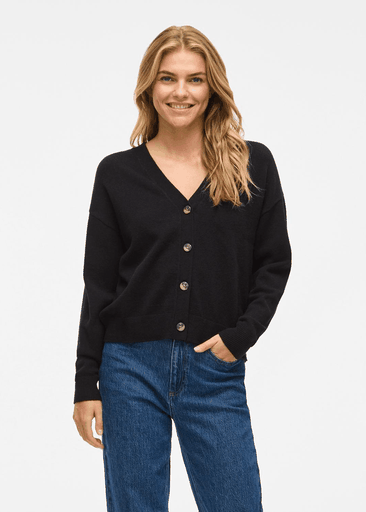 RIL V-NECK KNIT CARDIGAN