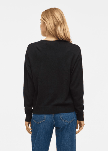 RIL V-NECK KNIT CARDIGAN