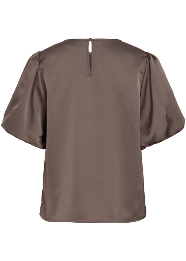 ELLETTE 2/4 SATIN PUFF TOP