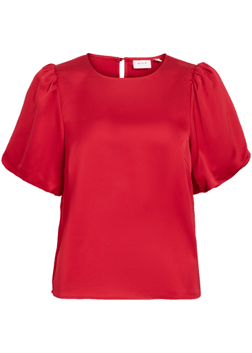 ELLETTE 2/4 SATIN PUFF TOP