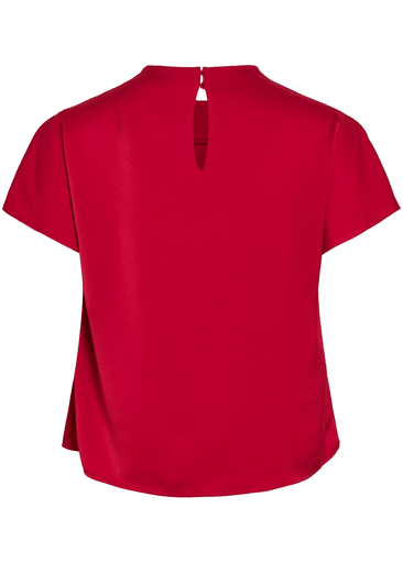 ELMINA FUNNEL NECK S/S TOP