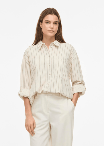 PRISILLA L/S LOOSE SHIRT