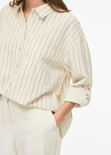 PRISILLA L/S LOOSE SHIRT
