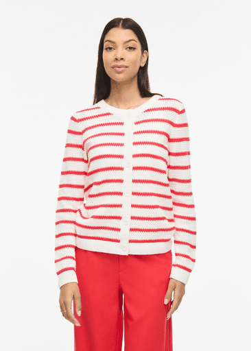 DALO O-NECK L/S KNIT CARDIGAN